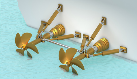 什么是半浸桨推进器系统？